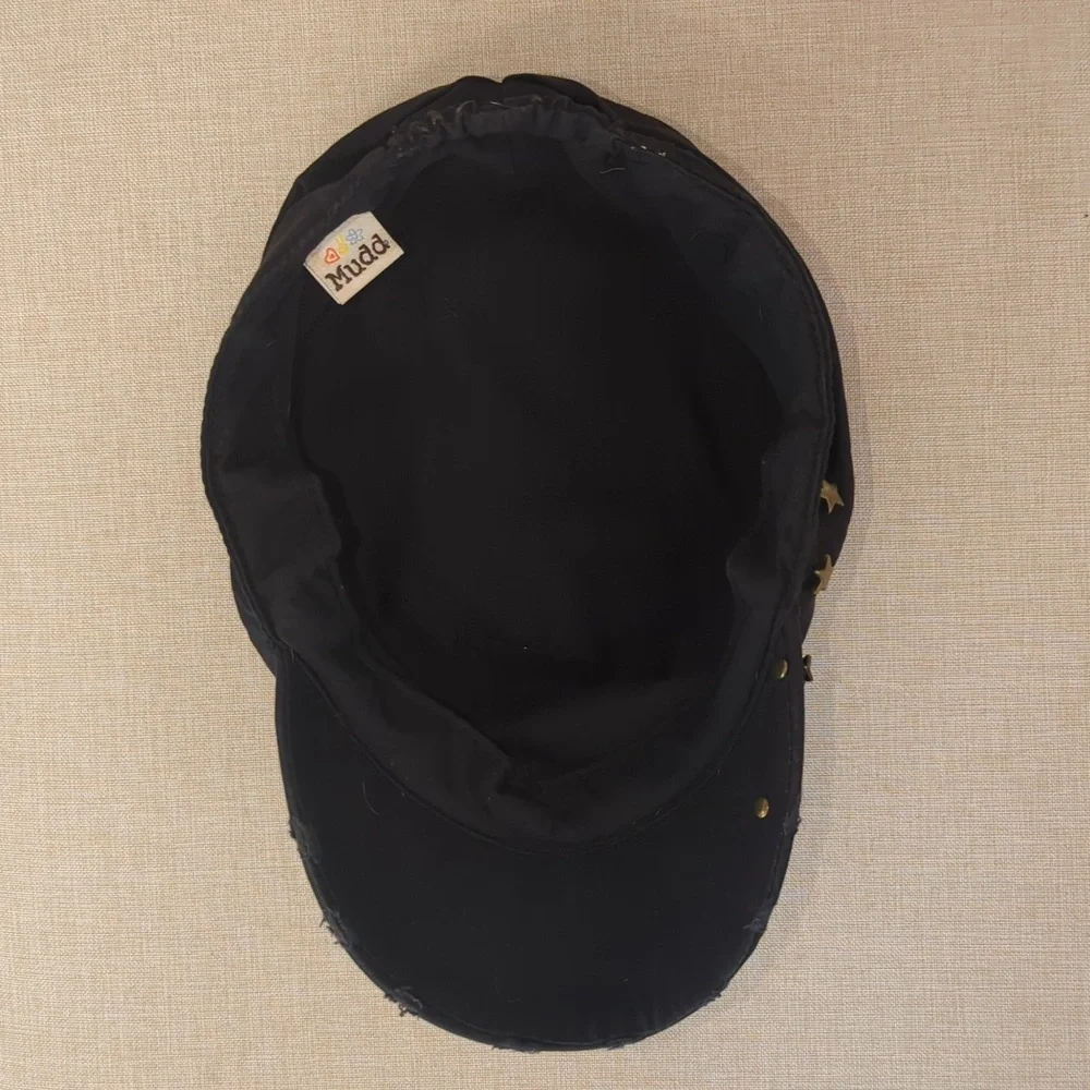 Mudd Y2K Newsboy Cap With Stars - Picture 5 of 7